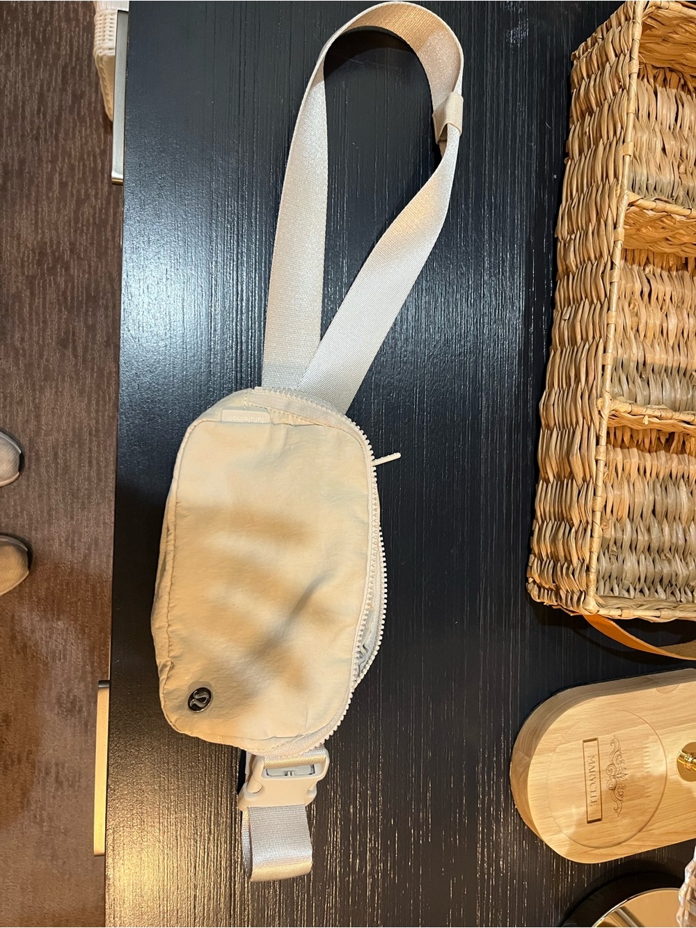 lululemon athletica Cream Crossbody Belt Bag